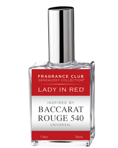 Lady In Red, Inspired by Baccarat Rouge 540